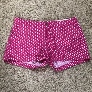Pink Seashell Print Shorts